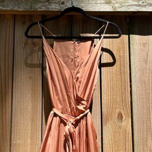 Free People Satin Jumpsuit